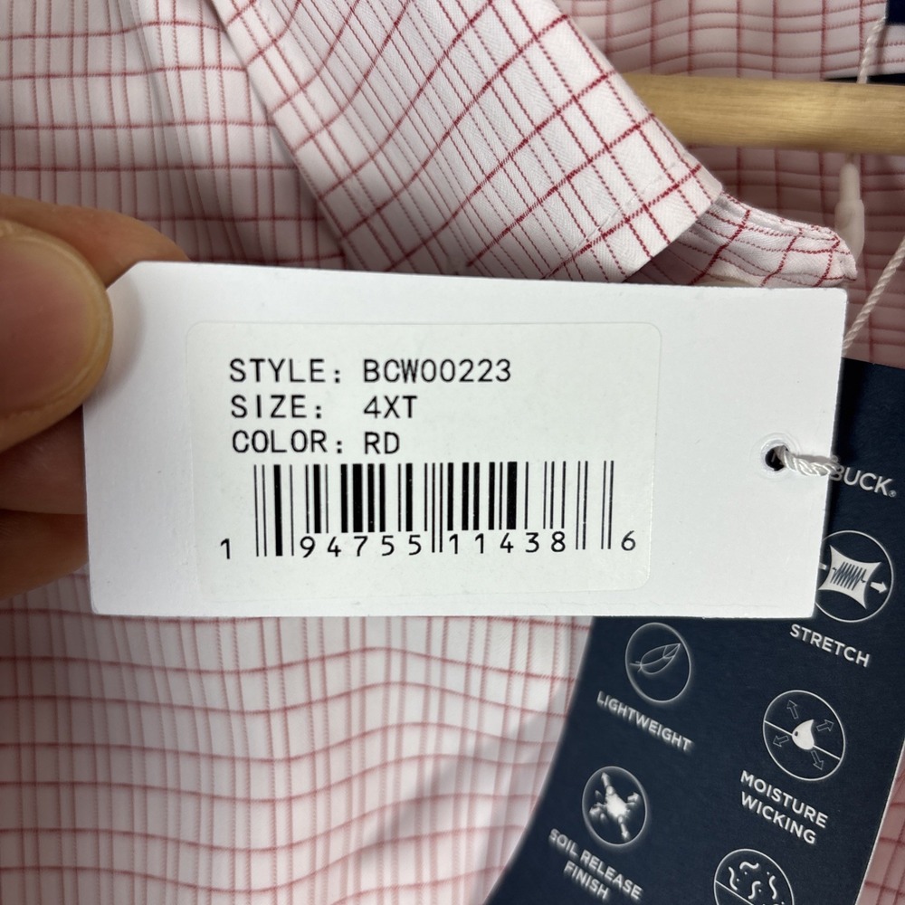(Lot of 2) Cutter & Buck 4XT/TGL Mens Long Sleeve Collared Button Down Shirt NWT - Picture 5 of 11